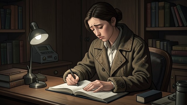 Guilt Rewritten from "My Policeman". Guilt Rewritten A confession composed Marion Taylor includes the anonymous letter and its consequences in her written account to Patrick Hazlewood.