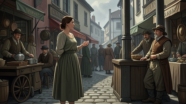 The Sister’s Appointment from "Crime and Punishment". The Sister’s Appointment A Market Conversation At Hay Market, Lizaveta Ivanovna listens as a huckster invites her to inspect household goods the next evening.