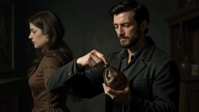The Purse Taken from "Crime and Punishment". The Purse Taken Possession Without Examination Raskolnikov cuts the purse from Alyona Ivanovna’s neck and thrusts it into his pocket without looking inside.