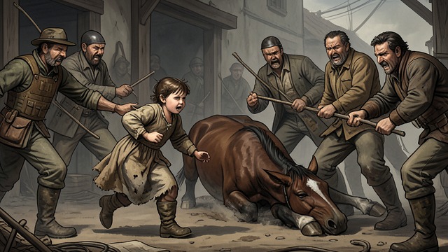A Memory of the Mare from "Crime and Punishment". A Memory of the Mare The Child’s Horror Raskolnikov dreams that, as a child, he watches Mikolka and a drunken crowd beat a frail mare to death.