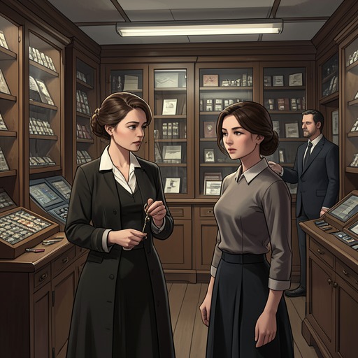 The Two Women in the Pawnshop from "Crime and Punishment". The unequal bond between Alyona Ivanovna and Lizaveta Ivanovna leads from domestic subjection to a lethal collision with Raskolnikov’s plan.