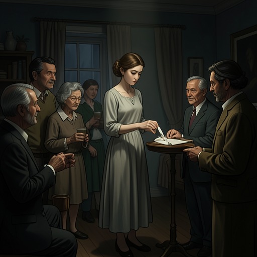 A Marriage Under Suspicion from "Crime and Punishment". Dounia’s engagement appears to promise family security but carries the risk of turning love and financial support into control.