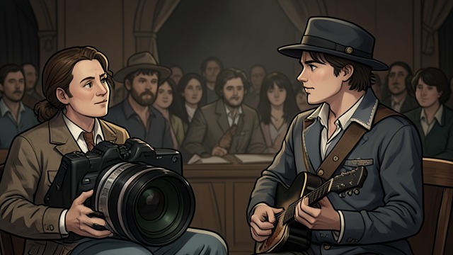 The First Look from "The Edge of the World". A Connection in the Crowd Immediate fascination Ollie watches Shay perform and is struck by his presence, voice, and restless energy.