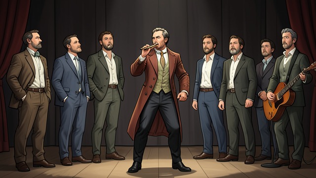 贝尔法斯特的新返场演出,《世界尽头》中的场景。即兴创作占据主导 无需歌词的情感 谢伊·马洛尼拒绝了预期中的返场演出,开始用口琴奏出一段新的旋律。音乐表达了他尚未理解的悲伤与缺席。 集体的转变 乐队加入其中,将这首曲子引向共同演绎。观众听着一首新曲从不确定中浮现,也由此确认乐队有自由让每场演出各不相同。