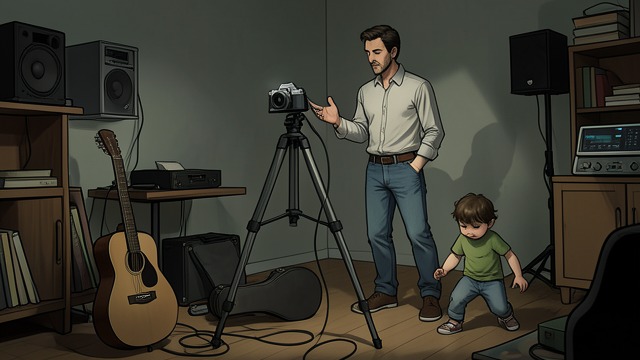 A Researcher Behind the Lens from "The Edge of the World". The Camera Finds a Person A solo production Ollie films and researches largely by himself, using a small camera setup while travelling with the band.