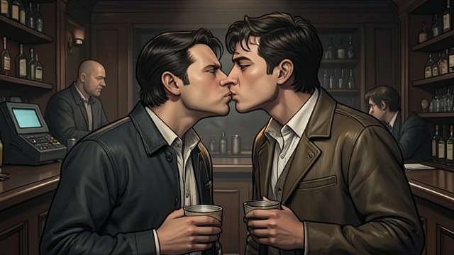 The Belfast First Kiss from "The Edge of the World". Desire Breaks the Boundary A charged conversation Ollie and Shay walk away from the noisy bar after Shay asks why Ollie flinched.