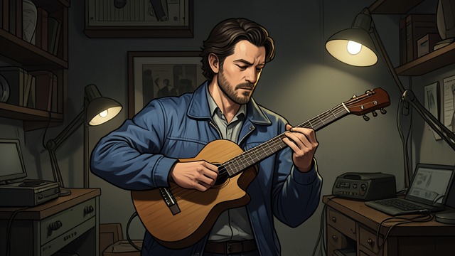 The Hurdy-Gurdy Arrives from "The Edge of the World". An Unnamed Instrument A gift without instructions Ollie gives Shay a strange stringed instrument and asks him not to identify it immediately.