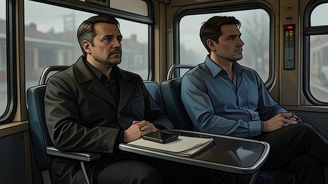 Ollie’s Moving Room from "The Edge of the World". Travel Reveals a Pattern The bus cannot be controlled Ollie finds it difficult to sleep and stay calm as the bus moves.