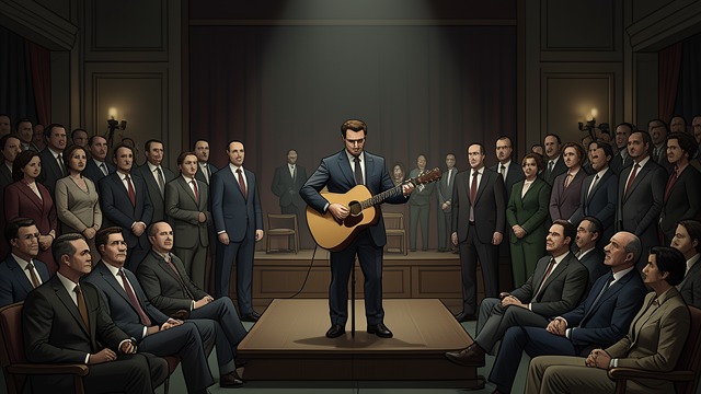 The London Industry Crowd from "The Edge of the World". Pressure from Success A significant audience Record-company executives and media figures are expected at the London performance.