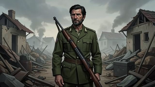 A Soldier in 1864 from "The Edge of the World". History Becomes Human A named life Rudolph Kaspersen’s military service places Shay’s family within the Danish–Prussian War.