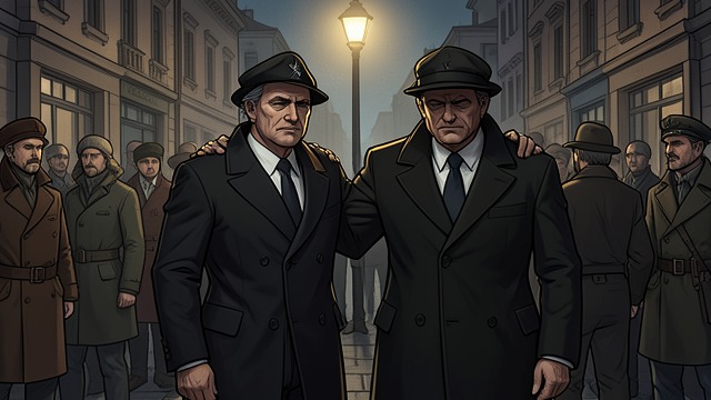 Two People in the Final Frame from "The Edge of the World". The Observer Enters the Story A changed image The finished documentary includes a distant shot of Shay and Ollie together after the family revelation.