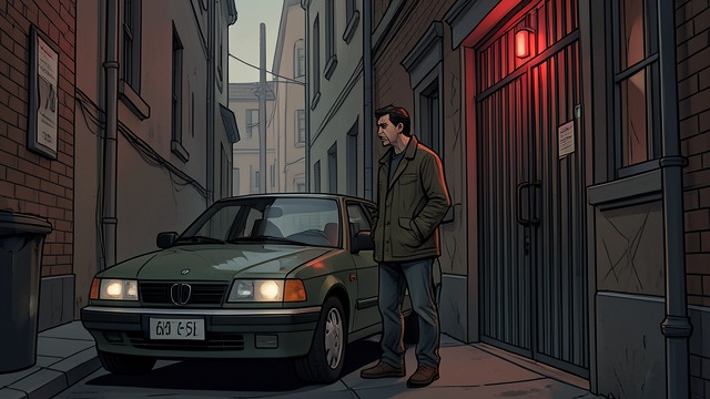The Locked Car Park from "The Edge of the World". The Delay A barrier to the return Ollie finds the van but discovers it is locked behind a car park barrier that will not open until midnight.