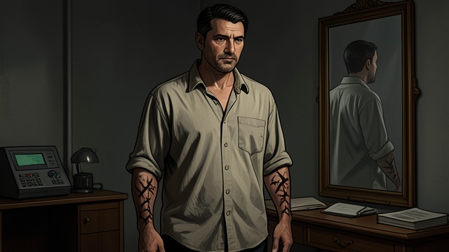 A Scarred Identity from "The Edge of the World". What Survival Leaves Behind Concealment and shame Ollie hides the scars beneath clothes and worries that they make him unworthy of intimacy.