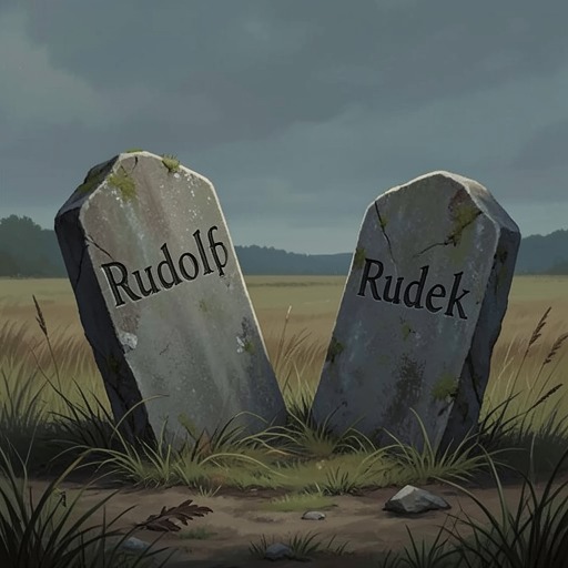A Name Across Generations from "The Edge of the World". The repeated names Rudolph, Rudek, and Rudzio connect distant family lines while showing that naming can suggest belonging without dictating identity.