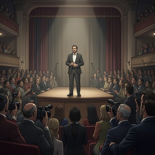 Fame and Private Life from "The Edge of the World". The tour’s public success intensifies the contrast between Shay’s expansive stage presence and the private uncertainty of his relationship with Ollie.