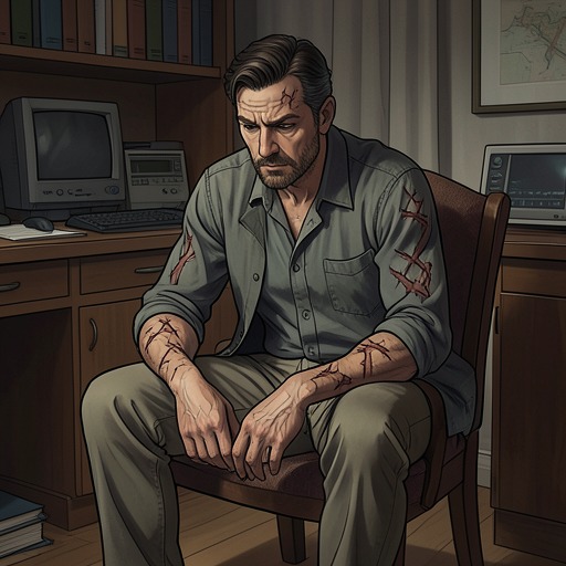 The Body Remembers from "The Edge of the World". Ollie’s scars and fear show how trauma persists in the body, while consent and safe touch provide a gradual alternative to concealment.