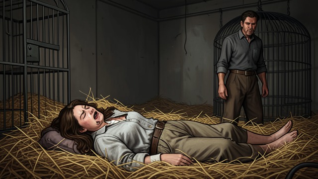 The Final Decline from "The One and Only Ivan". The Final Decline A visible collapse Stella cannot complete the show's usual demands and later lies in her hay with ragged breathing.