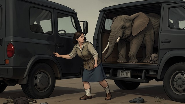 The Trunk at the Ramp from "The One and Only Ivan". The Trunk at the Ramp A familiar comfort Stella hears Ruby's distress and approaches the truck despite her injured foot.