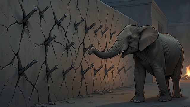 The Captive Years Counted from "The One and Only Ivan". The Captive Years Counted Measuring absence Ivan marks one X for each day he has lived with humans, producing thousands of marks across his wall.