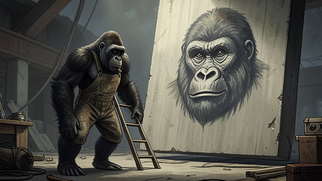 The Billboard Decision from "The One and Only Ivan". The Billboard Decision Risk weighed against need George objects that putting a gorilla's painting on a billboard without permission could cost him his job.