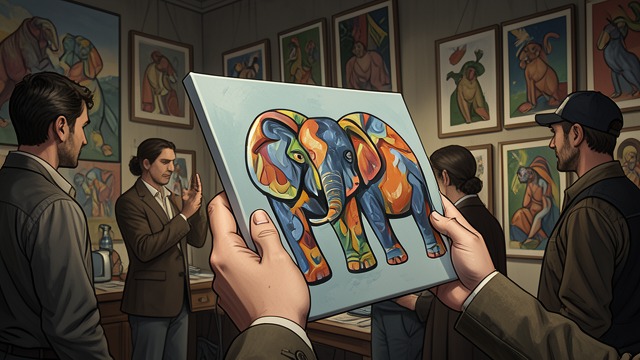 A New Source of Revenue from "The One and Only Ivan". A New Source of Revenue Art turned into merchandise Mack sells Ivan's finger painting and orders more supplies, believing the work can bring in money.