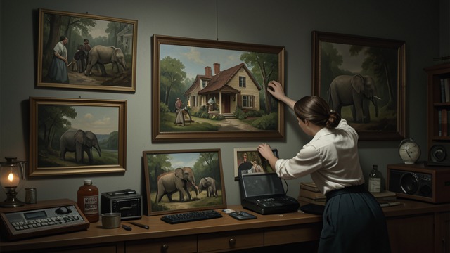 The Message Understood from "The One and Only Ivan". The Message Understood Looking more closely Julia first sees disconnected paintings, but then rearranges them and recognizes HOME and Ruby in a zoo.