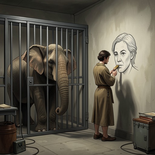 Art as Communication from "The One and Only Ivan". Ivan's art develops from solitary observation into an intentional language that brings human allies into Ruby's rescue.