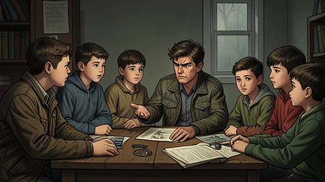 Stories at Salem House from "David Copperfield". Stories at Salem House A youthful audience At Salem House, David retells the books he remembers to Steerforth and other boys.