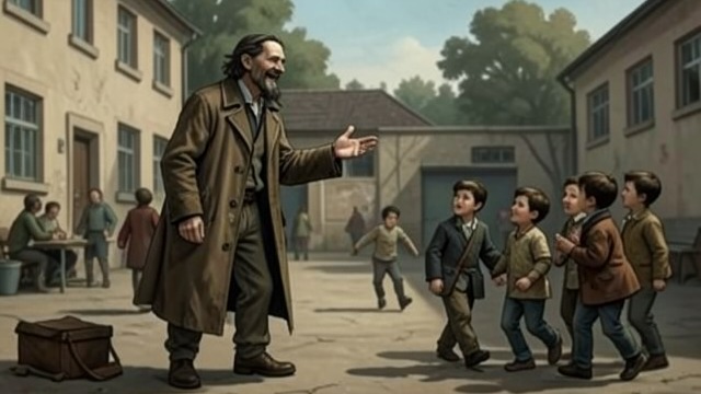 A Beloved School Visitor from "David Copperfield". A Beloved School Visitor Friendship through play Mr. Dick visits the school, watches games, and wins the affection of the boys without pretending to possess…