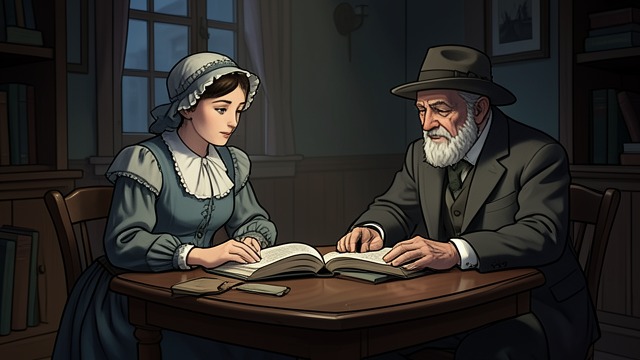A Sheltered Companion from "David Copperfield". A Sheltered Companion Protection and dignity Betsey Trotwood cares for Mr. Dick after relatives have tried to confine him.