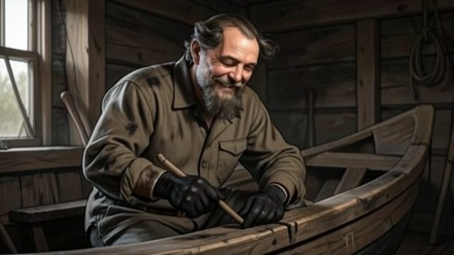 The Protective Nephew from "David Copperfield". The Protective Nephew A generous household member Ham helps welcome David into Daniel Peggotty’s boat-house.
