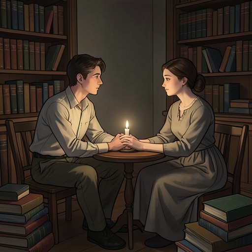 David and Agnes: From Sisterly Trust to Marriage from "David Copperfield". Agnes’s steady friendship shapes David’s moral life, while his belated recognition of his love culminates in a marriage grounded in shared understanding.