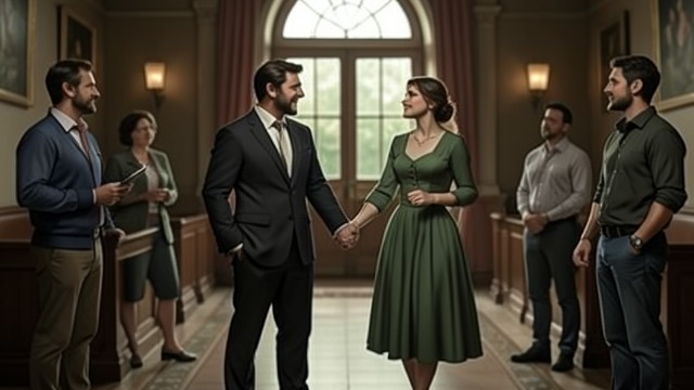 The Wedding-Day Promise from "The Last Thing He Told Me". A Marriage Made A Small Celebration Hannah and Owen marry at city hall and celebrate with close friends and Bailey.