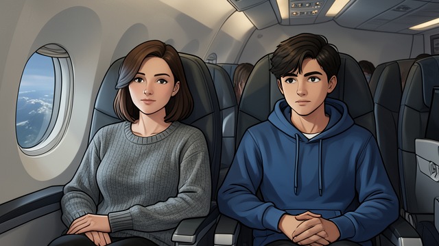 The First Flight Home from "The Last Thing He Told Me". A Small Repair The Hoodie Hannah remembers that Bailey gets cold on planes and packs her favorite wool hoodie.