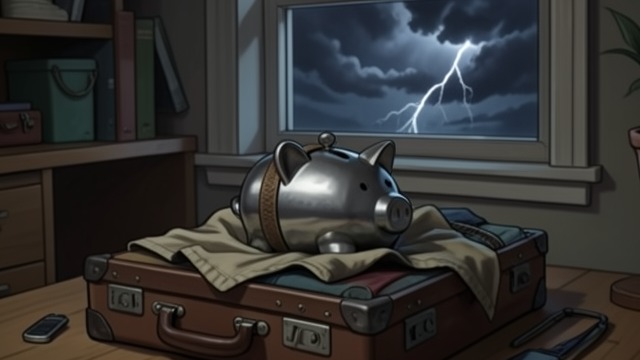 The Piggy Bank Travels from "The Last Thing He Told Me". A Childhood Object Owen Packs Carefully During a storm, Owen packs Bailey’s piggy bank among other sentimental objects.