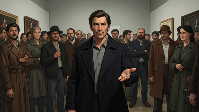 A Fleeting Reunion of Sight from "The Last Thing He Told Me". The Father in the Crowd A Hidden Appearance Owen appears briefly at Hannah’s design exhibition, altered in appearance and still wearing the oak wedding ring…