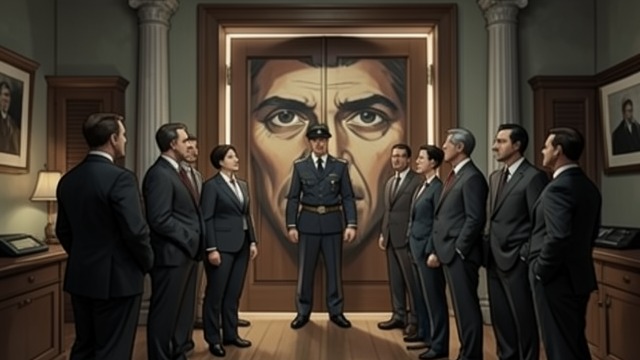 The Federal Raid from "The Last Thing He Told Me". The Company Is Raided Public Exposure The Securities and Exchange Commission and Federal Bureau of Investigation raid The Shop after a lengthy inquiry.