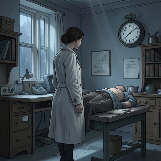 The Autopsy Room from "Night Train". This supporting thread follows the forensic examination as it transforms Jennifer from a beloved person into evidence, and then lets the body challenge…