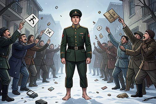 Public Degradation from "An Officer and a Spy". On a freezing morning at the École Militaire, Alfred Dreyfus was stripped of his rank before a crowd of roughly twenty thousand people and thousands of…
