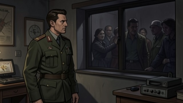 The Watched Officer from "An Officer and a Spy". The Watched Officer Monitoring changes direction Georges Picquart commands an intelligence unit that monitors the Dreyfus family and intercepts their letters.
