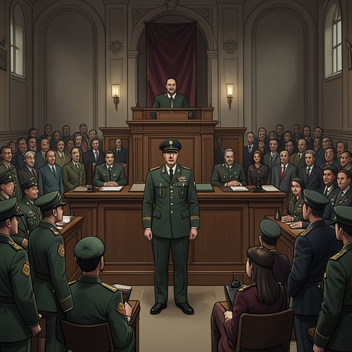 The Army’s Public Trials from "An Officer and a Spy". This thread traces how courtrooms meant to settle the affair become stages where military authority, legal argument, and public scrutiny collide.
