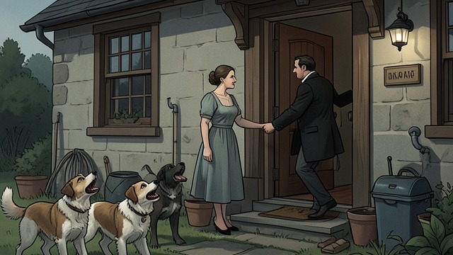 Entering Skeldale House from "All Creatures Great and Small". Entering Skeldale House A Noisy Welcome Herriot meets the house’s dogs, Mrs. Hall, and an unexpectedly absent employer before Siegfried Farnon finally appears.