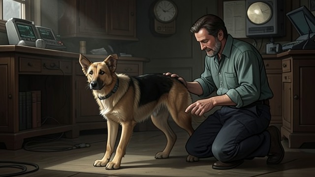 A Dog Back on His Feet from "All Creatures Great and Small". A Dog Back on His Feet A Difficult Injury Helen brings the sheepdog Dan in after a jump leaves him unable to use a hind leg.