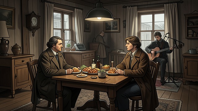 A Place at the Table from "All Creatures Great and Small". A Place at the Table Recognition The Rudds invite Herriot to a hot dinner and entertainers for their silver wedding anniversary.