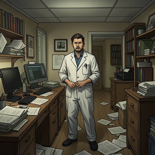 The Practice’s Fight for Order from "All Creatures Great and Small". This flow traces the struggle between the expanding veterinary practice and the disorder created by inadequate systems and competing personalities.