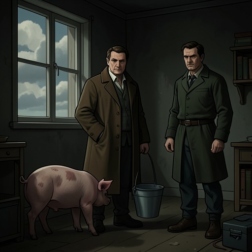 The Farmyard Economy from "All Creatures Great and Small". This flow follows Siegfried Farnon’s repeated attempts to impose business order on a chaotic veterinary practice.