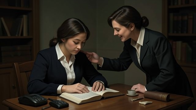 Encouraging a New Start from "Can You Keep a Secret". Support at Work Listening Katie recounts another disappointing date and asks why she attracts men who use her. Emma listens and encourages her not to give up.