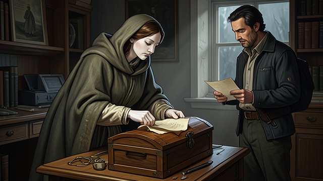 Letters Seized from "Les liaisons dangereuses". A Mother Finds the Evidence Discovery Madame de Volanges searches Cécile’s secrétaire and takes Danceny’s letters.