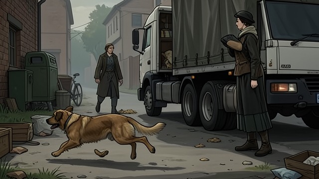 The Public Seizure from "A Dog's Way Home". The Public Seizure A rule enforced in the street Chuck pursues Bella and seizes her after Terri commands her to go home.