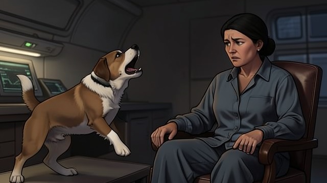 A Warning Without Training from "A Dog's Way Home". A Warning Without Training Instinct noticed Bella detects Terri’s changing state and barks even when the household has taught her not to bark.